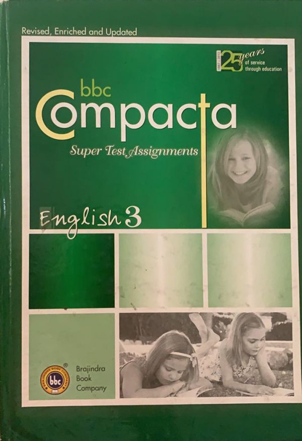 Compact English book for class three