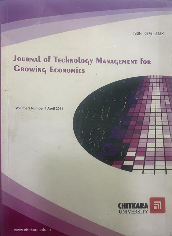 Journal of technology management for growing economics