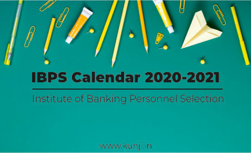 IBPS Examination dates for the year 2020-21 updated